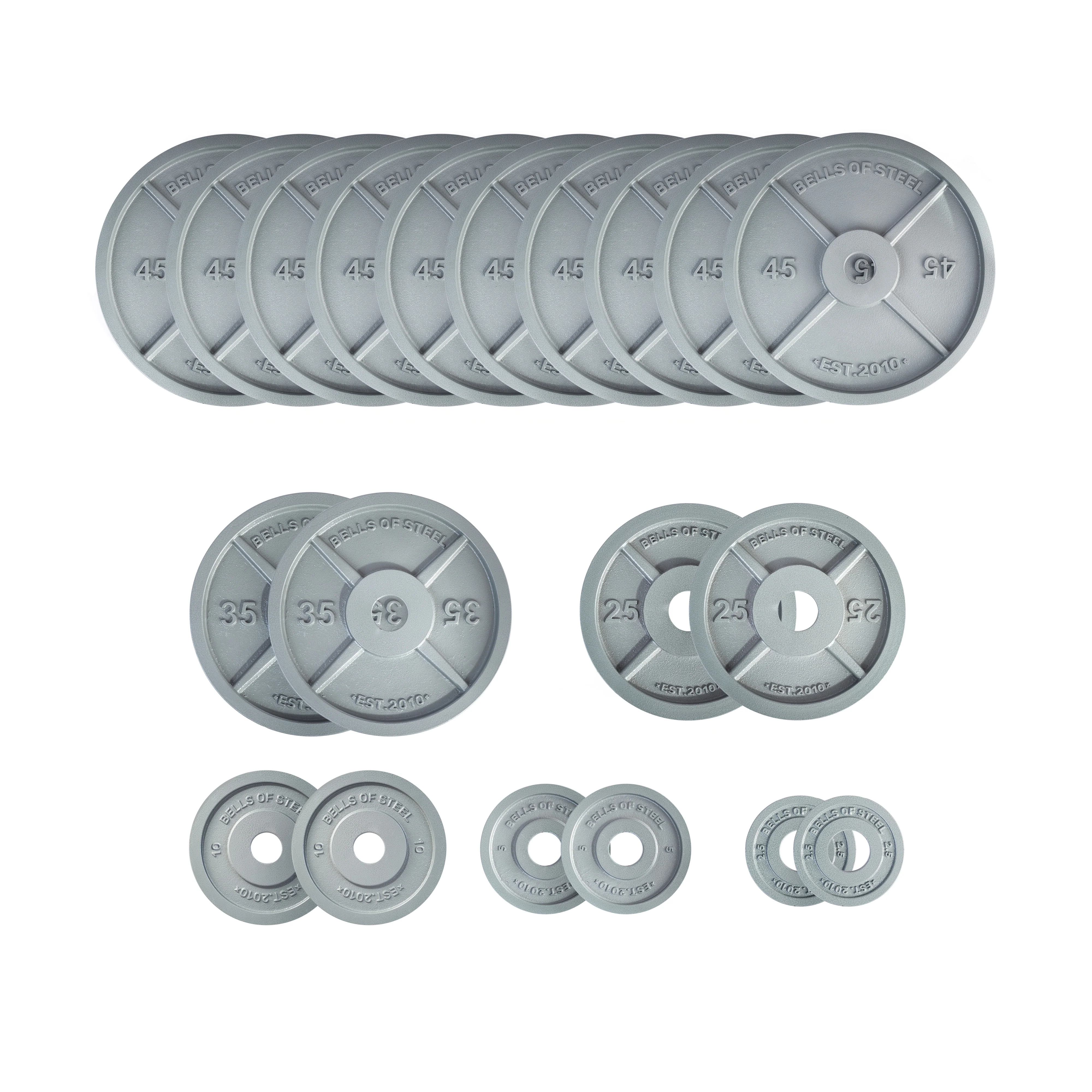 Machined Iron Olympic Weight Plate Sets - Image 10