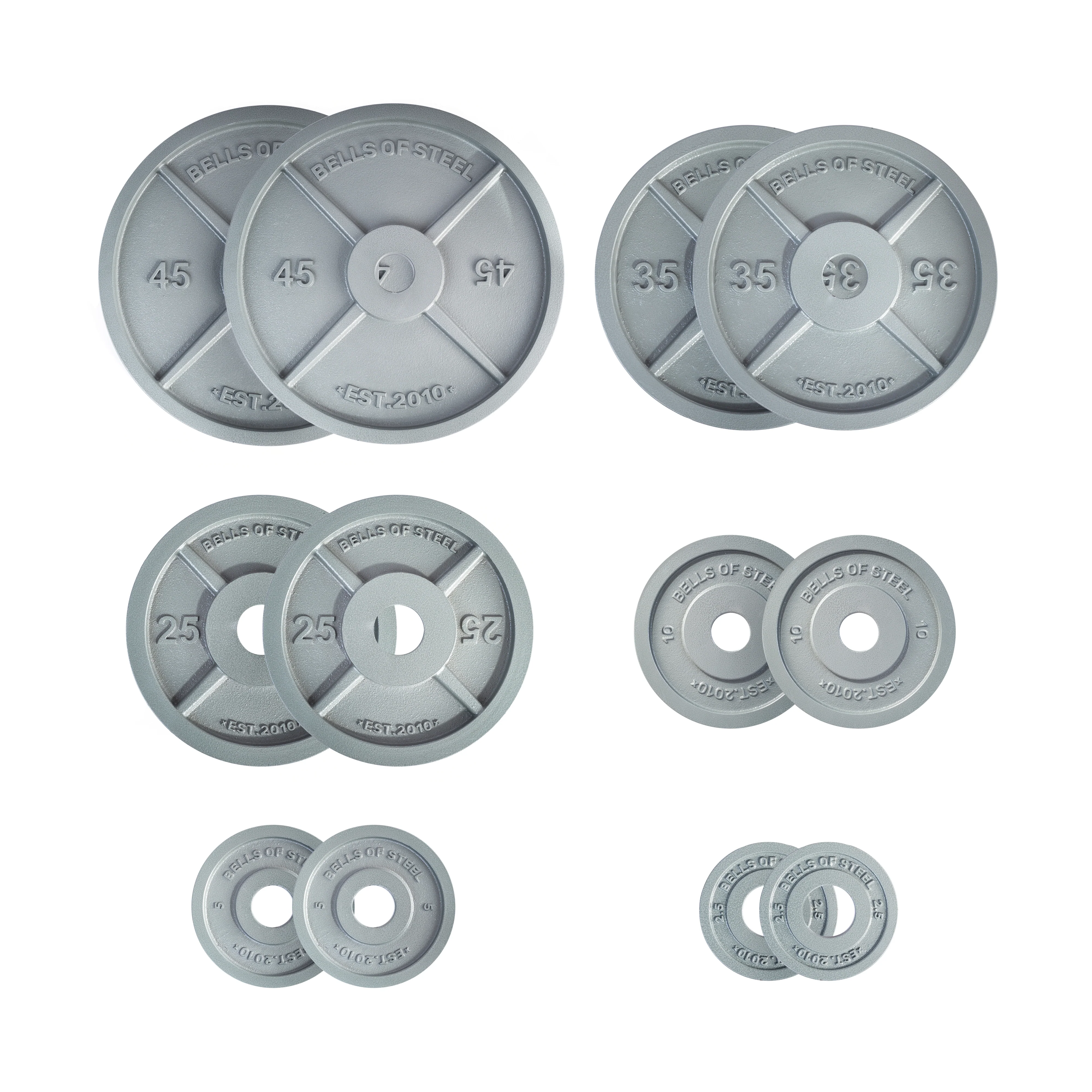 Machined Iron Olympic Weight Plate Sets - Image 6