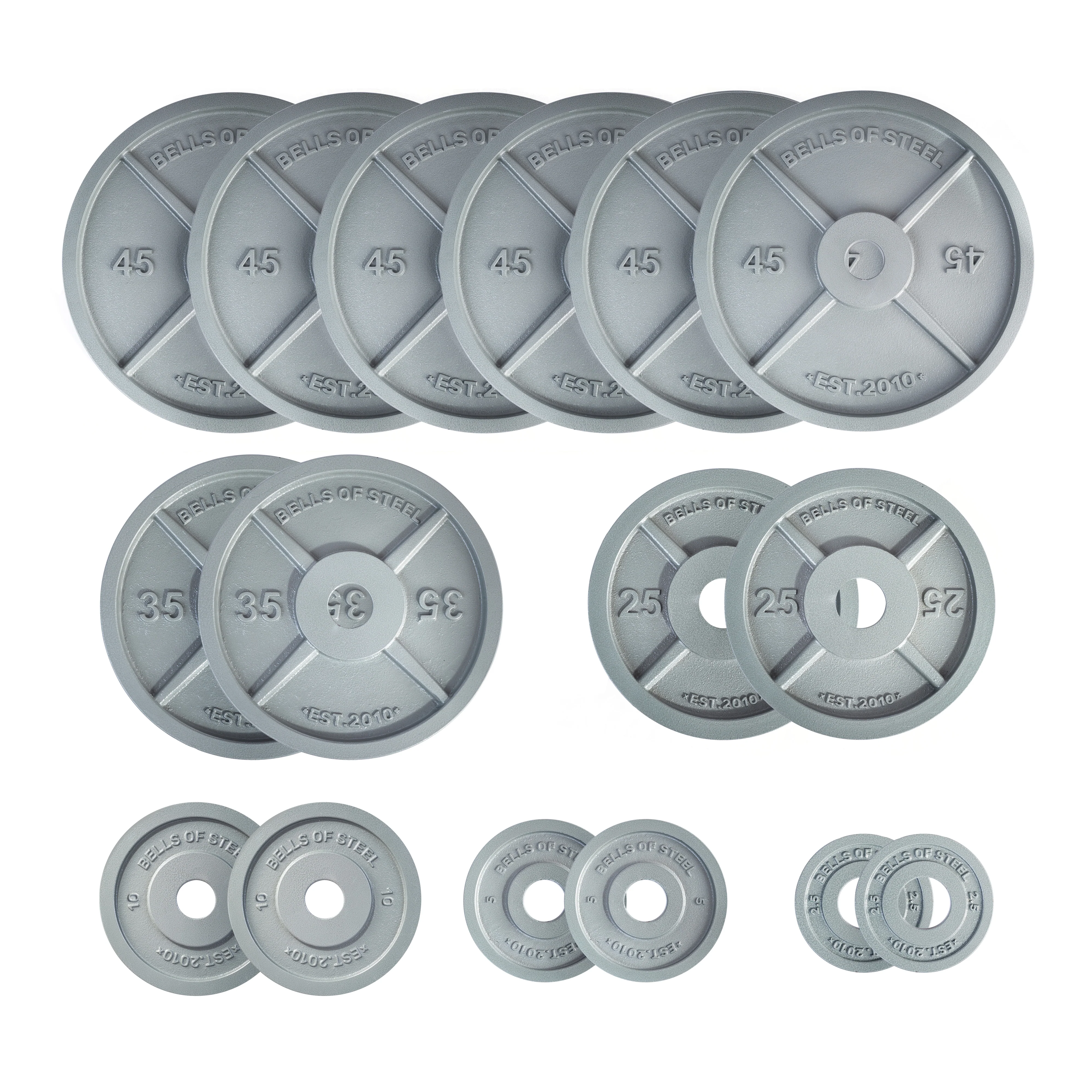 Machined Iron Olympic Weight Plate Sets - Image 8
