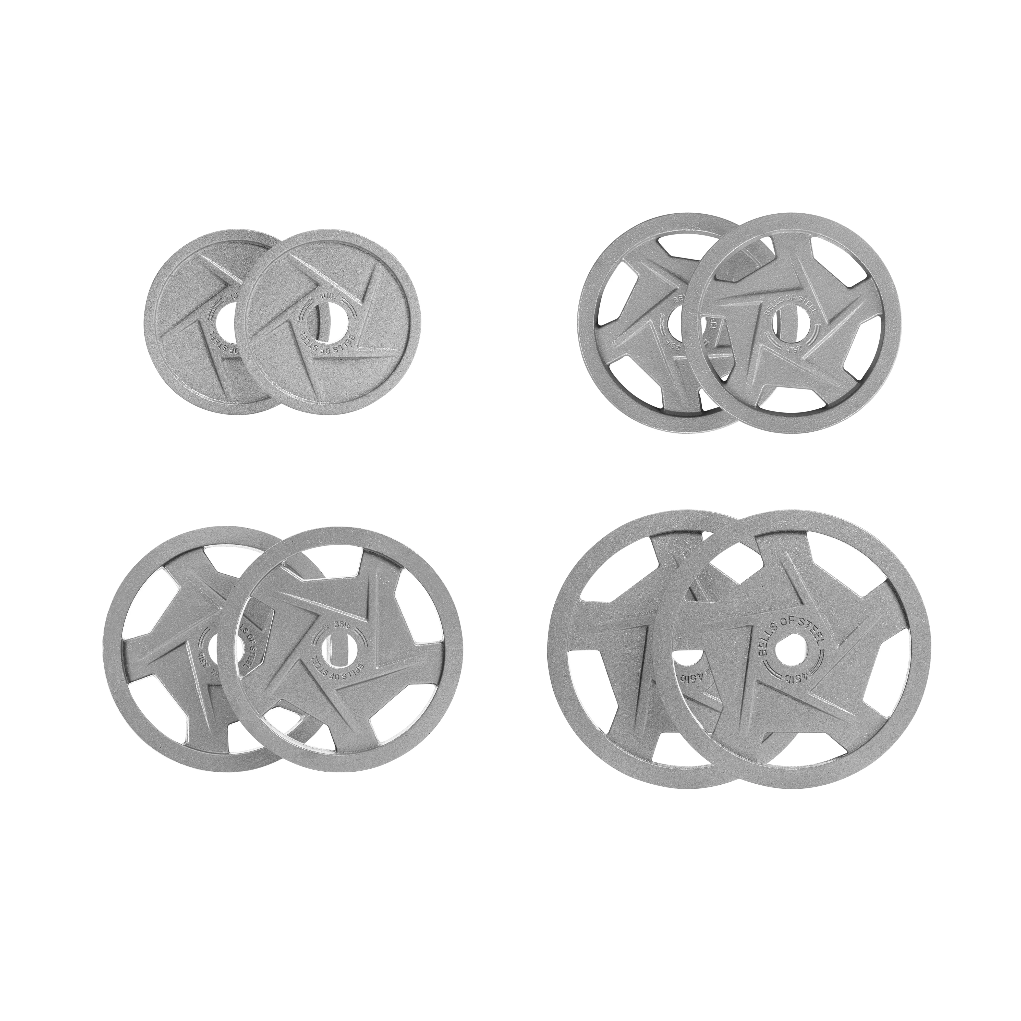 Gray Mighty Grip Olympic Weight Plate Sets - Image 10