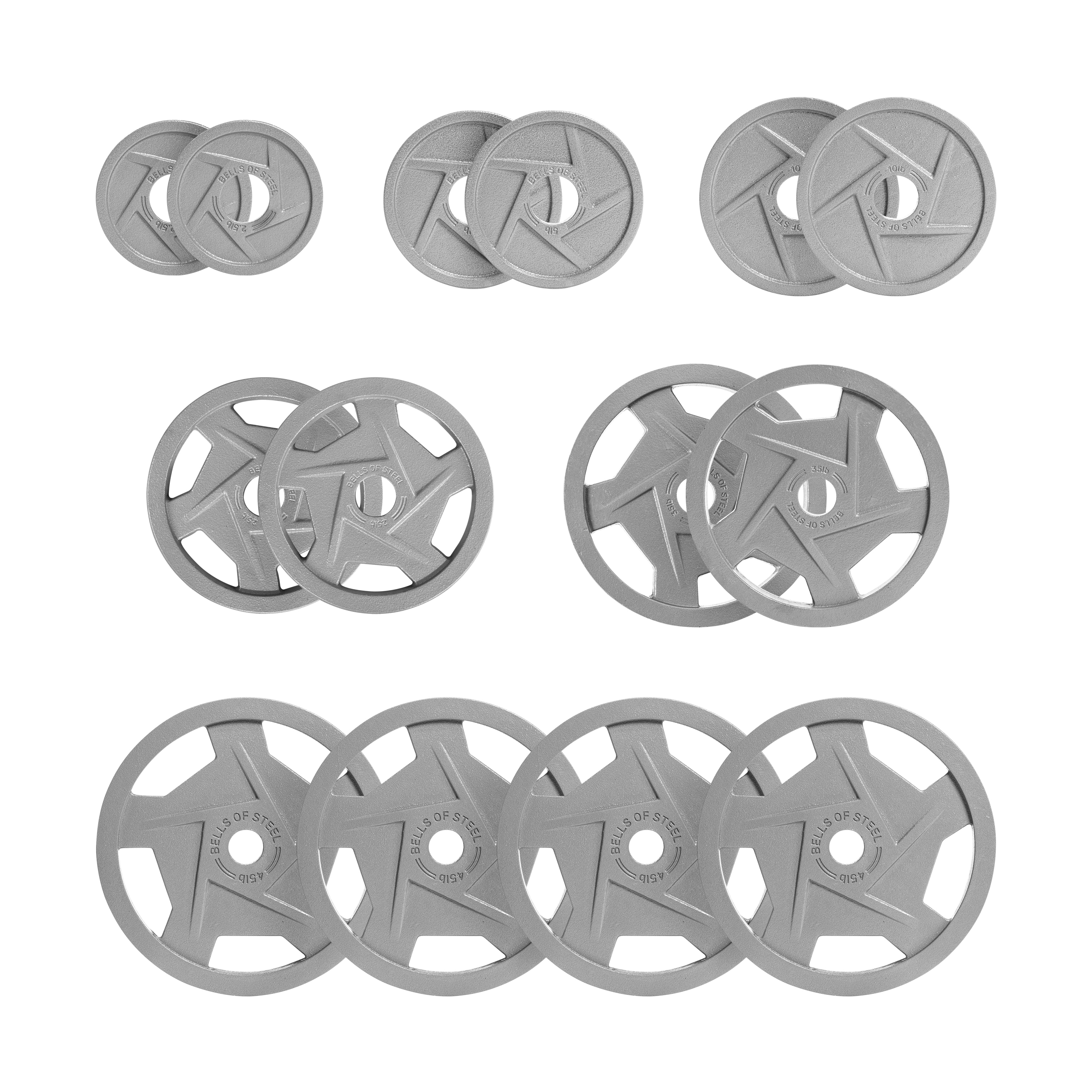 Gray Mighty Grip Olympic Weight Plate Sets - Image 11
