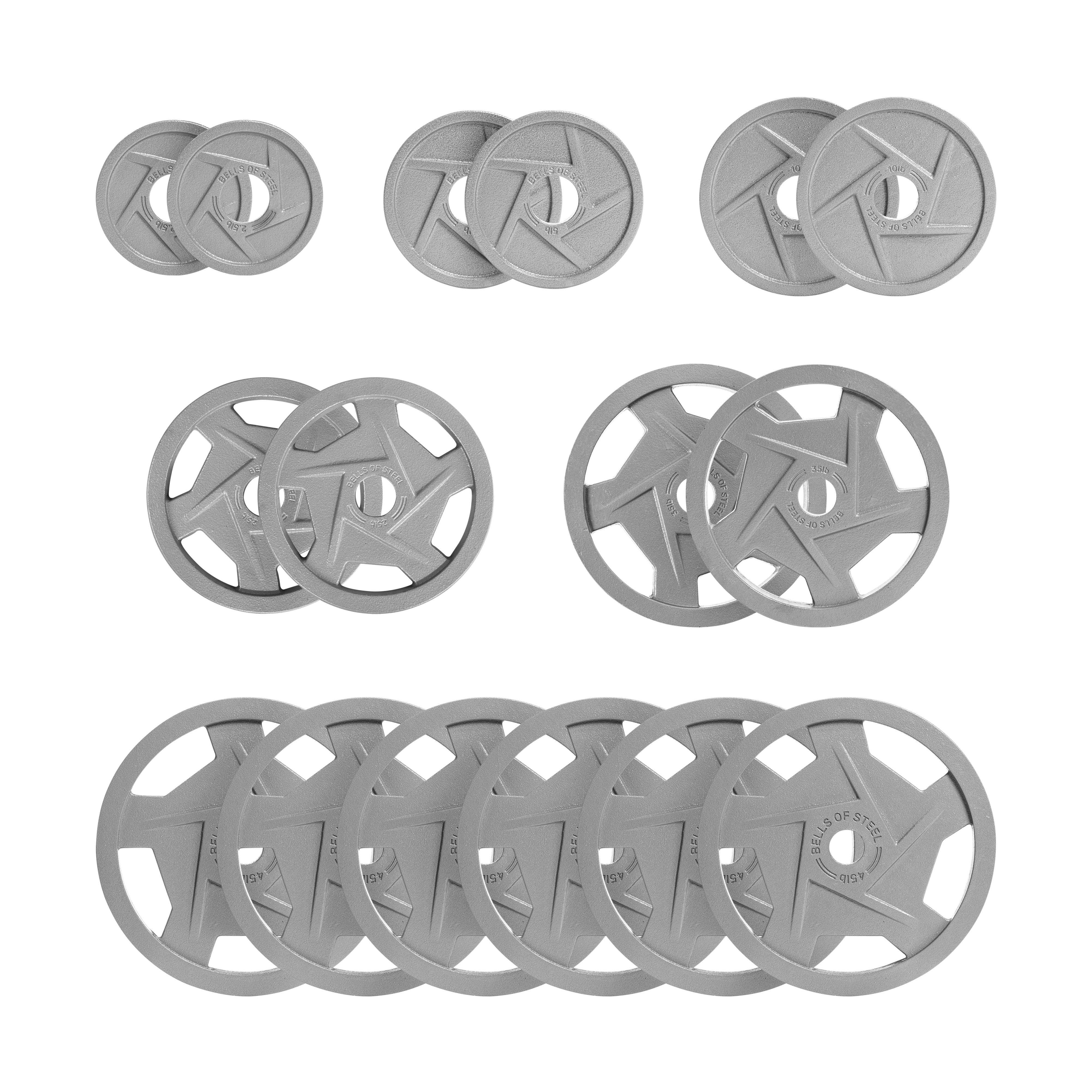 Gray Mighty Grip Olympic Weight Plate Sets - Image 12