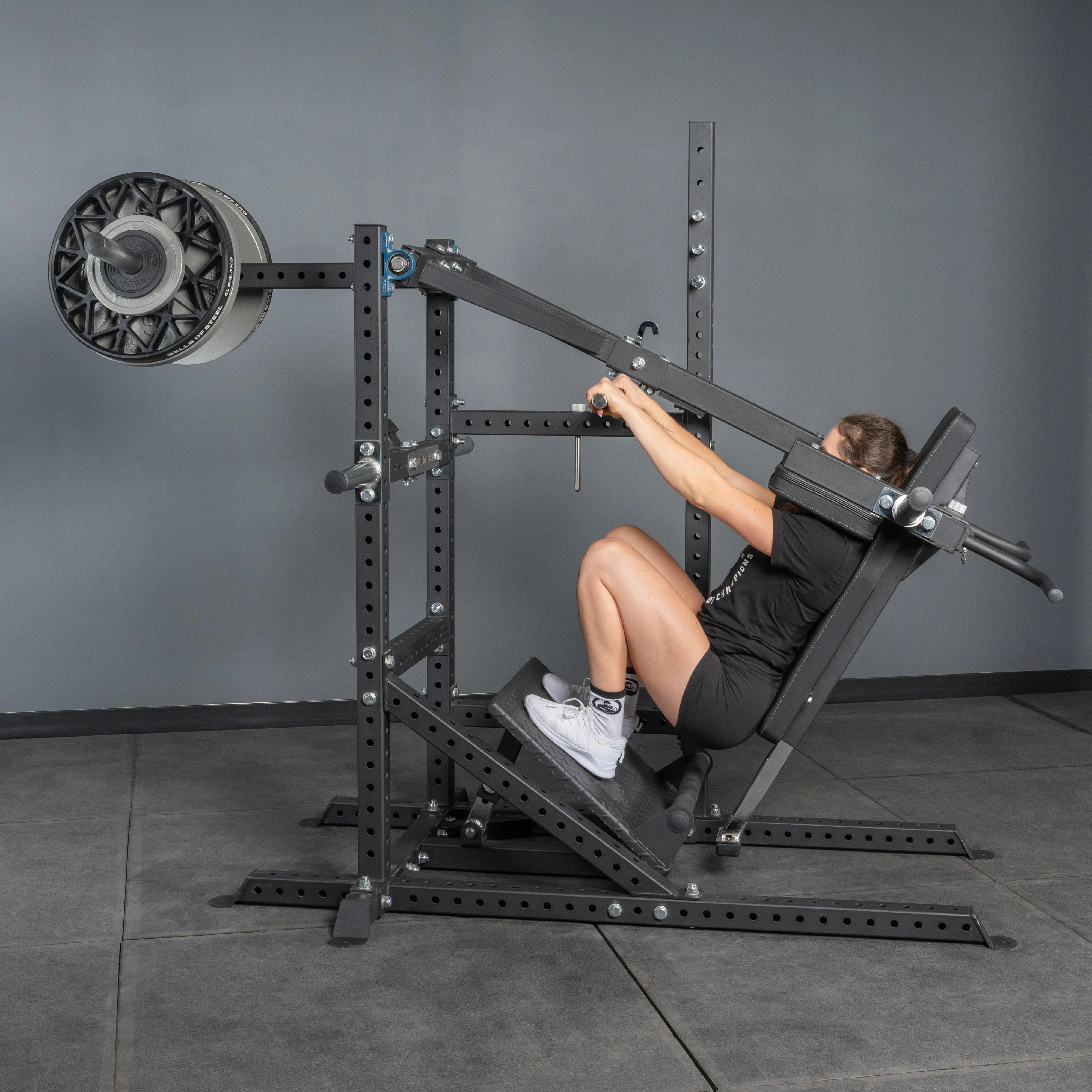 Pandemonium Squat – 3-in-1 Pendulum Squat / Calf Press / Viking Press Machine - Image 6