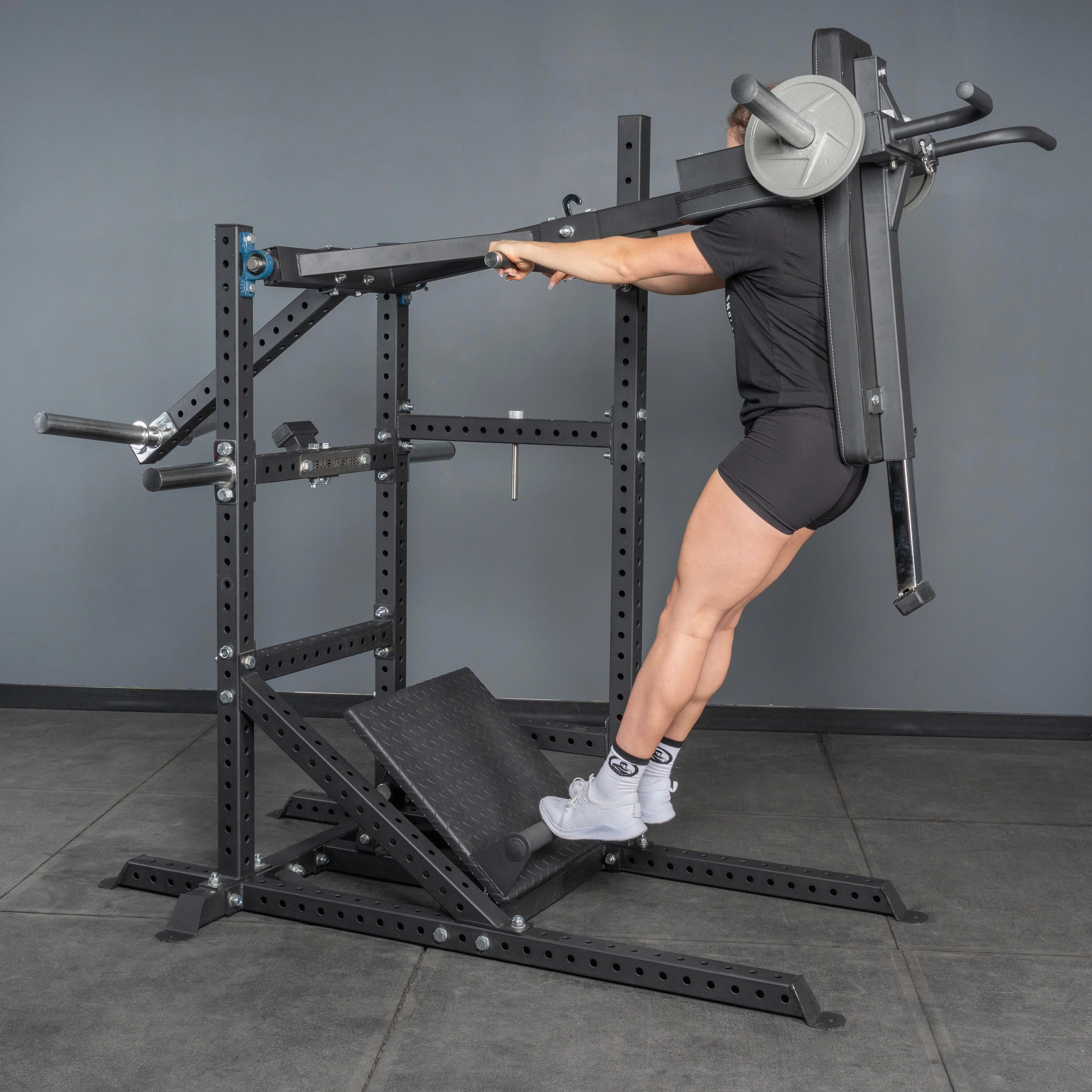 Pandemonium Squat – 3-in-1 Pendulum Squat / Calf Press / Viking Press Machine - Image 8