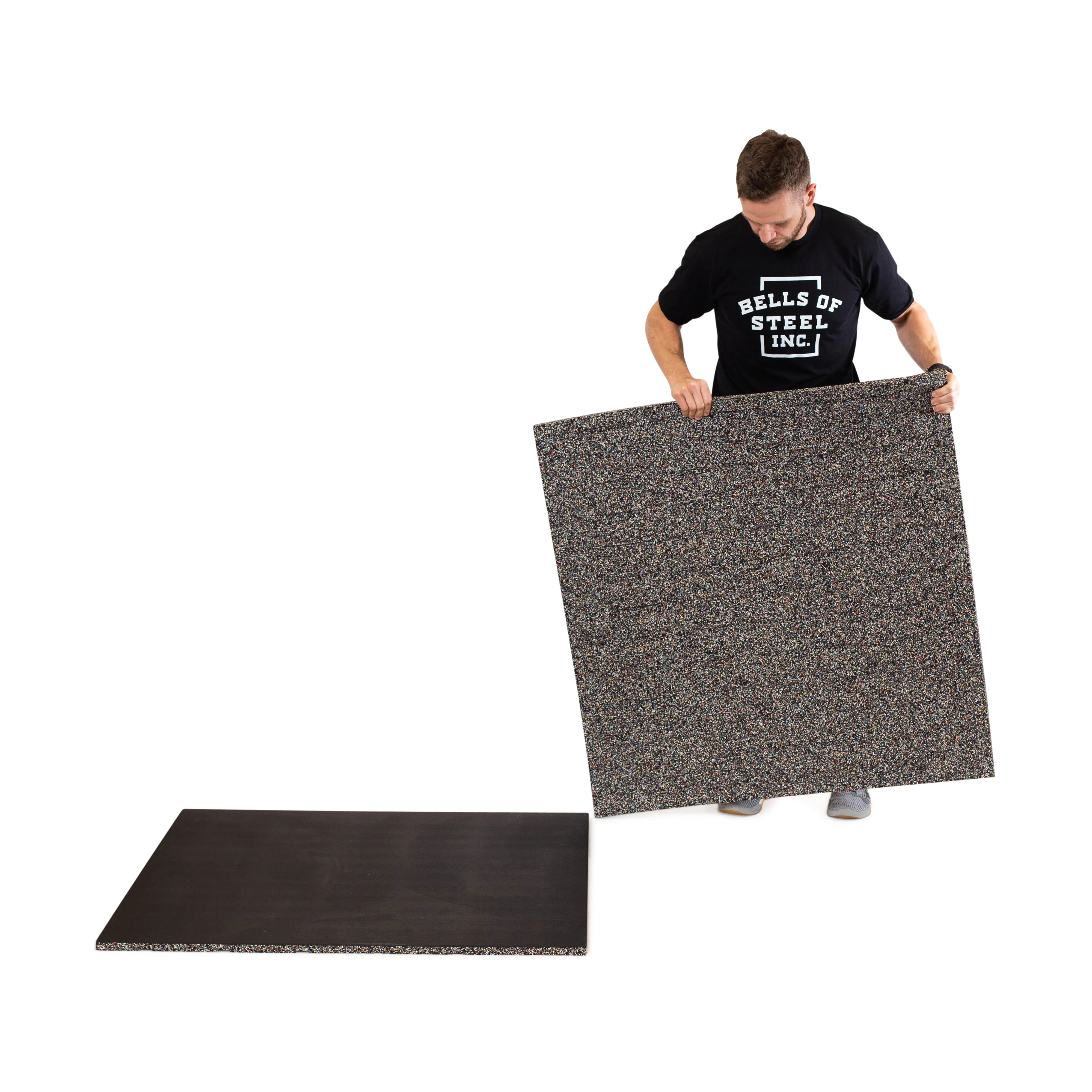 Rubber Flooring Gym Mat 39" x 39" - Image 3