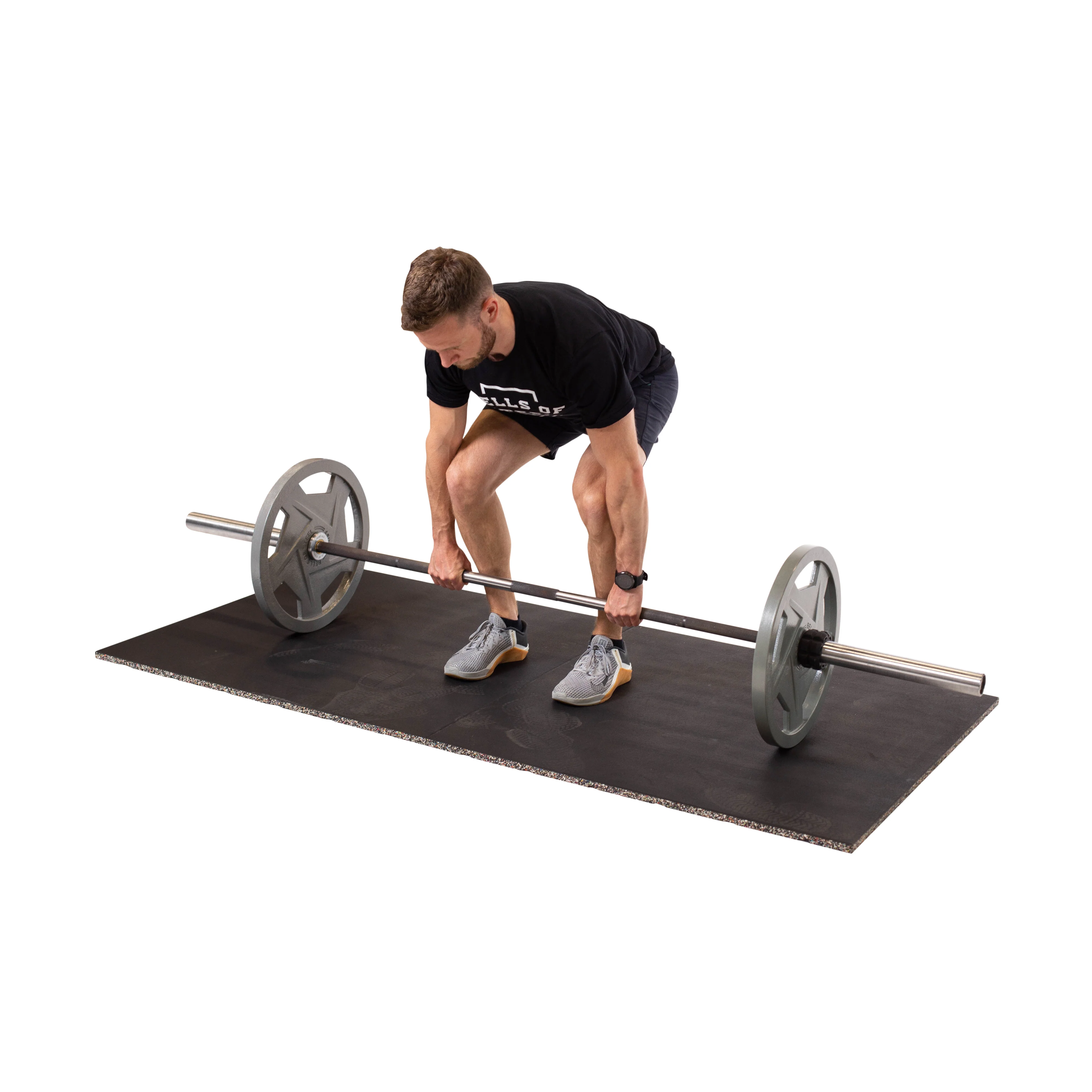 Rubber Flooring Gym Mat 39" x 39" - Image 5