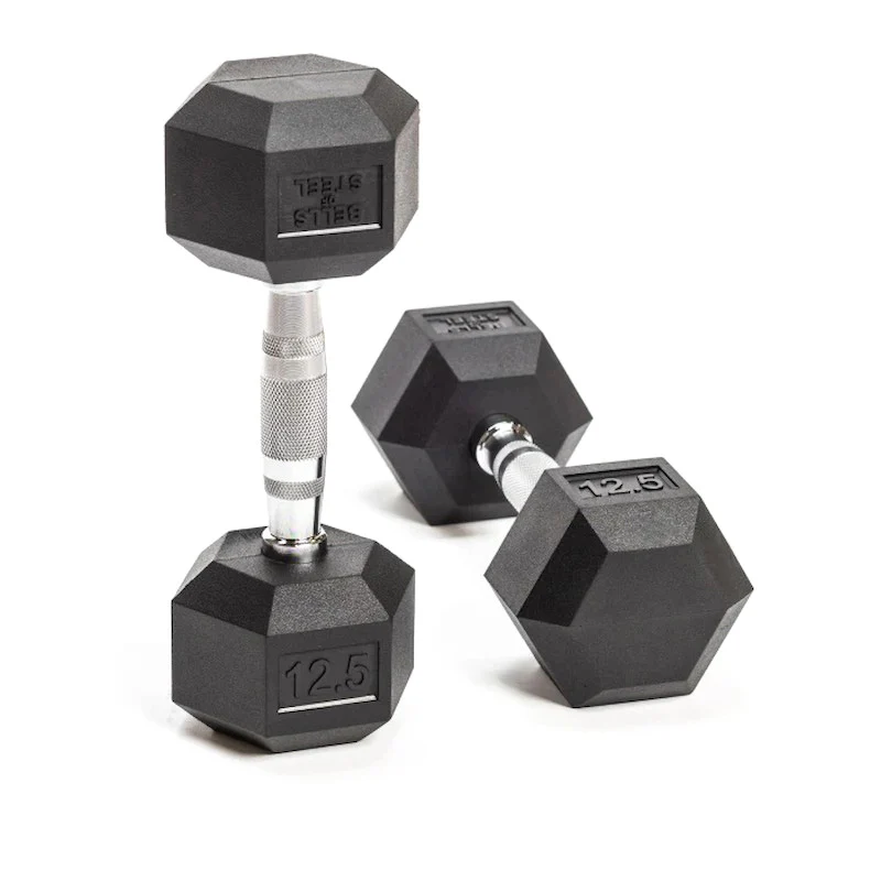 Ergo Rubber Hex Dumbbells - Image 13