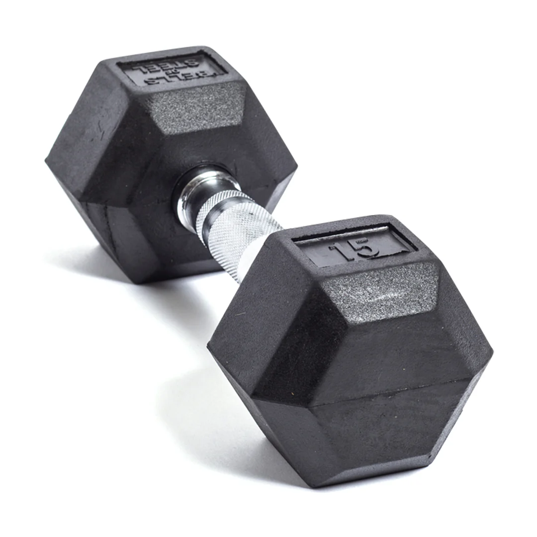 Ergo Rubber Hex Dumbbells - Image 14
