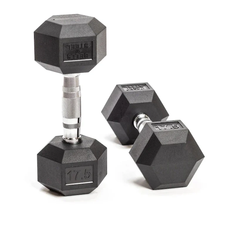 Ergo Rubber Hex Dumbbells - Image 15