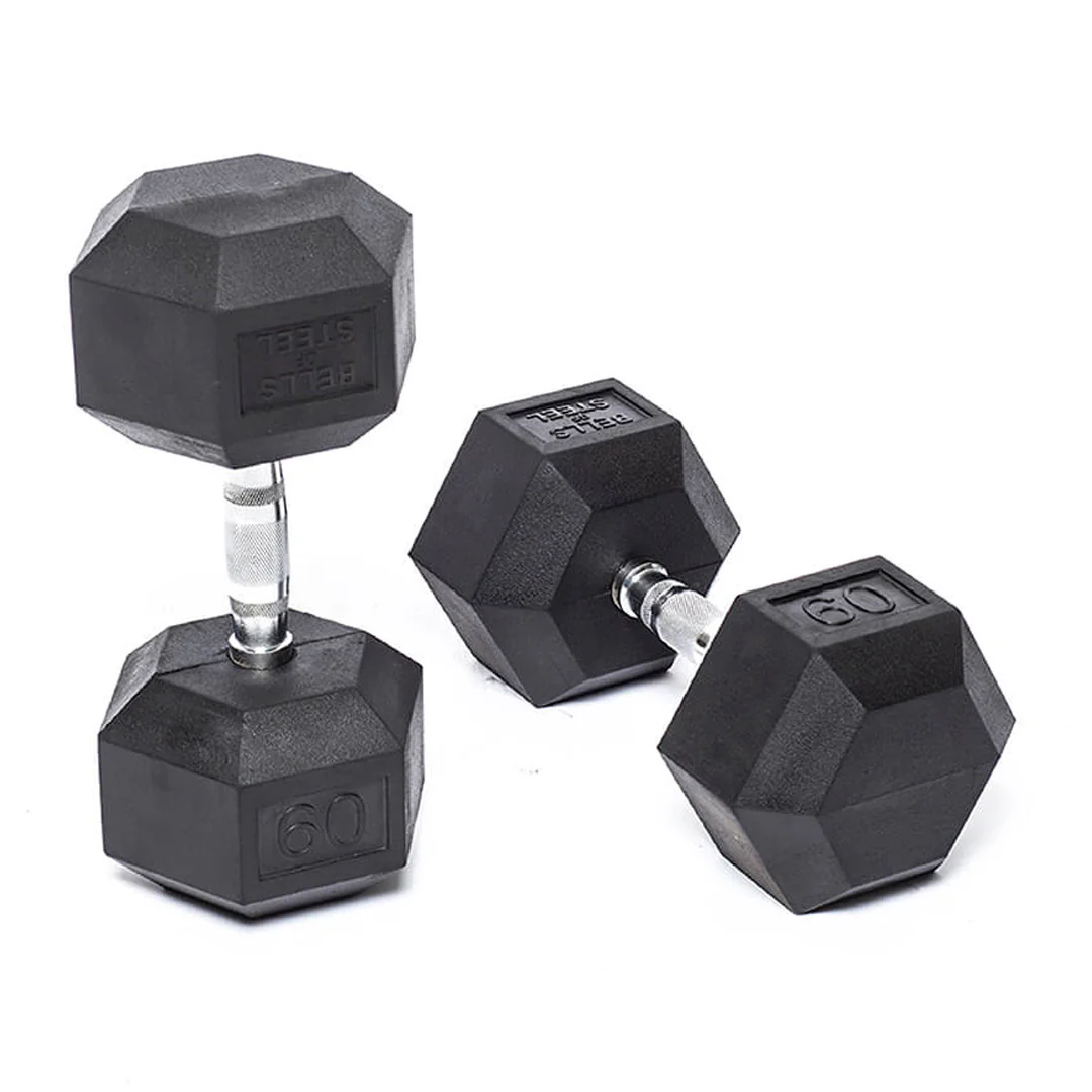 Ergo Rubber Hex Dumbbells - Image 23