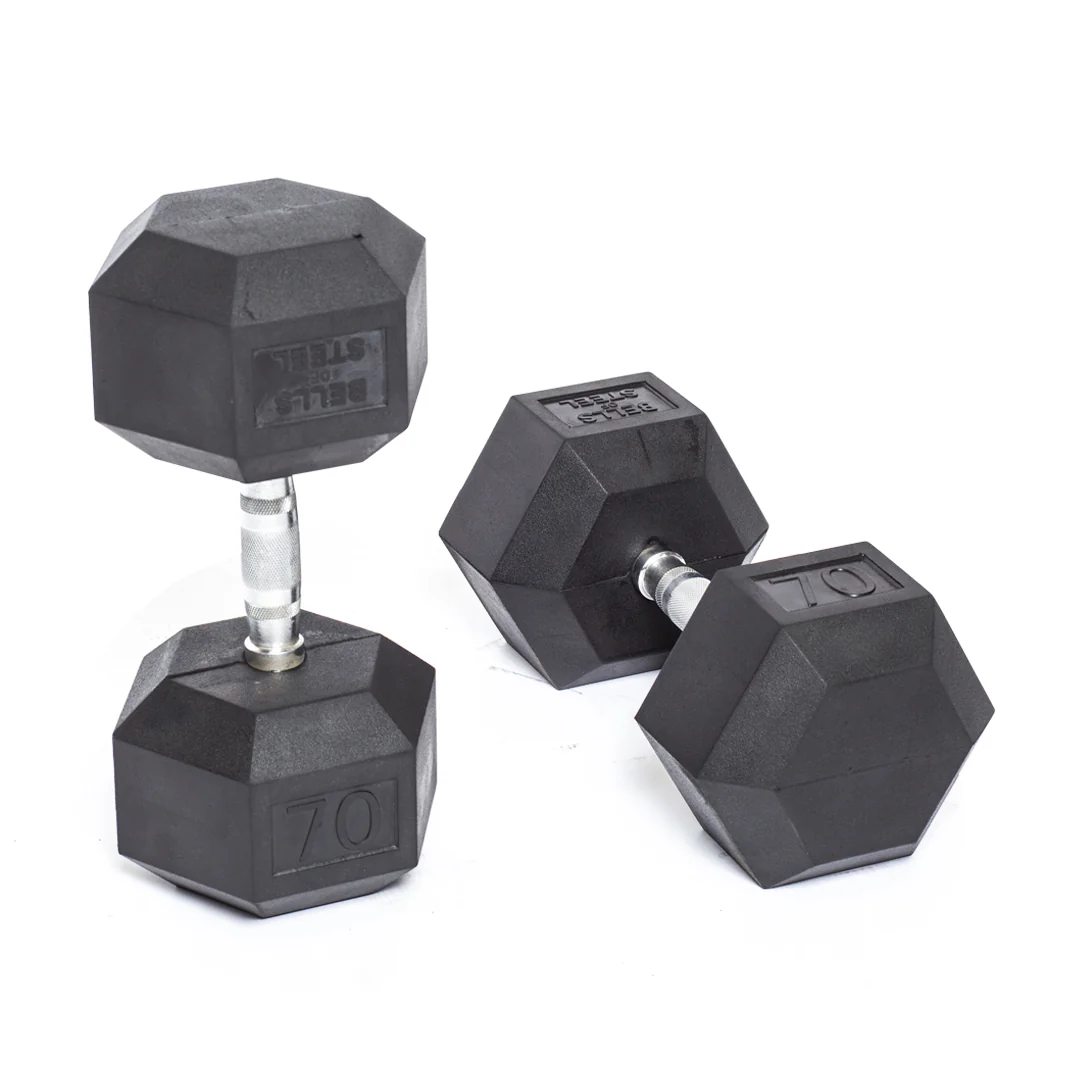 Ergo Rubber Hex Dumbbells - Image 25