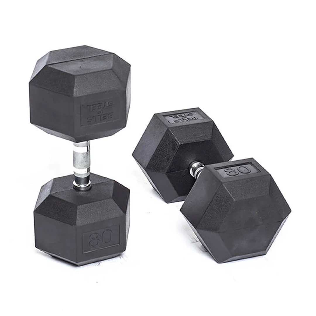 Ergo Rubber Hex Dumbbells - Image 27